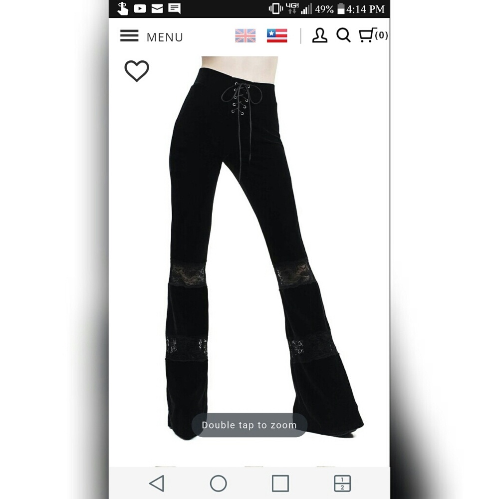 Killstar Laurel Bell Bottoms